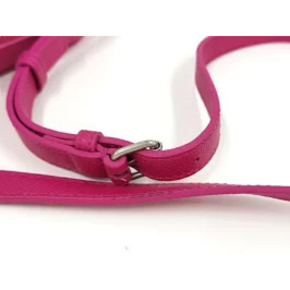 BALENCIAGA Ville Shoulder Bag Leather Pink - Picture 7 of 9